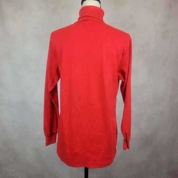 Vintage Woolrich Red Turtleneck Pullover Size Lg - Picture 3 of 6